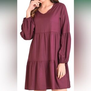Maroon Dress